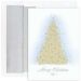 CARD GRTNG XMAS FROSTED TREE 15PK 5-5/8X7-7/8"