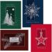 CARD GRTNG XMAS HLDY ICON FOIL SET ASST 12PK