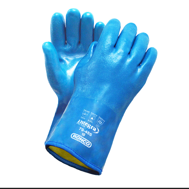 GLOVE 2XL PVC INTEGRA PLS FLEECE LINED 12PR/PK